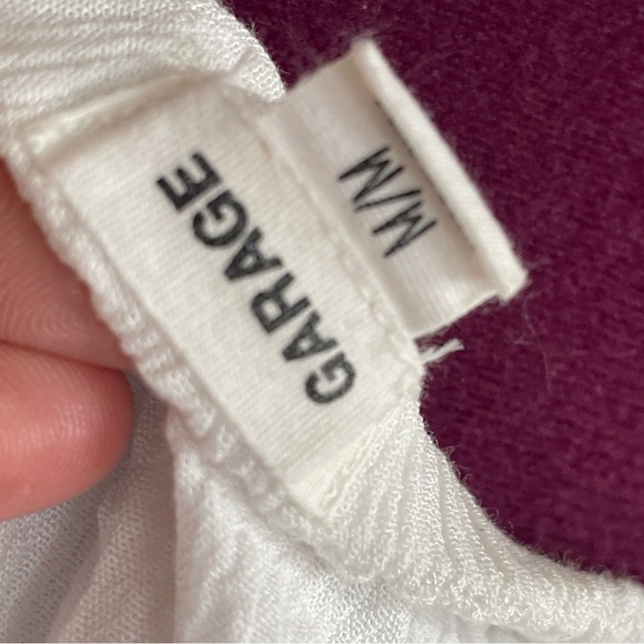 Garage white strapless layered maxi dress size medium - Picture 7 of 13